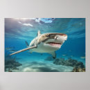 Search for blue shark posters Ocean