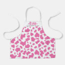 Search for cow print aprons Pink