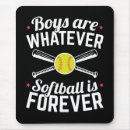 Search for softball coach mousepads Player