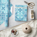 Search for blue tiles wrapping paper Portuguese