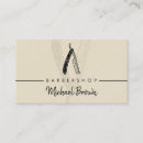 Search for mustache business cards Hairdresser