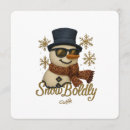 Search for snowman seasonal invitations Snowflakes