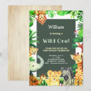 Search for baby elephant birthday invitations Jungle safari