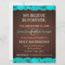 Search for teal and brown wedding invitations Rustic