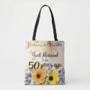 Search for 50th wedding anniversary tote bags Fifty