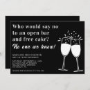 Search for cake and champagne invitations Modern