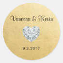 Search for diamond wedding stickers Elegant