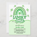 Search for irish rainbow invitations Lucky one