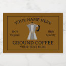 Search for coffee pot labels Vintage