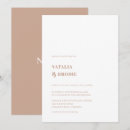 Search for tan wedding invitations Chic