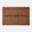 Search for good vibes doormats Typography