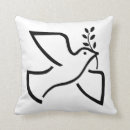 Search for peace cushions White