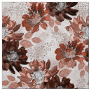 Search for brown floral fabric Flowers