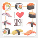 Search for japanese sushi stickers Sashimi
