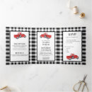 Search for black and white buffalo plaid invitations Farmhouse