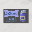 Search for jam business cards Blueberry