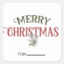 Search for vintage merry christmas stickers Berry