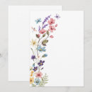 Search for blank floral wedding invitations Botanical