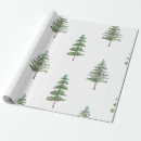 Search for green pine trees wrapping paper Pattern