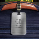 Search for metal luggage tags Monogrammed