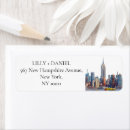 Search for new york skyline return address labels Simple
