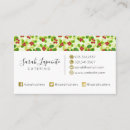 Search for festive business cards Red and green