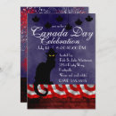 Search for canada day invitations maple leaf