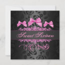 Search for bow sweet 16 invitations Sweet sixteen birthday party