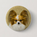 Search for butterfly dog badges Papillon