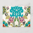 Search for floral damask postcards Plum