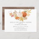 Search for autumn leaves bridal shower invitations Wood
