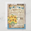 Search for burlap birthday invitations Mason jar