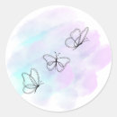 Search for easter butterfly stickers Watercolor