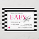 Search for hot pink black white invitations Typography