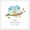 Search for bird square stickers Minimalist