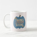 Search for thanksgiving dinner mugs Fall