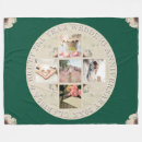 Search for 5 photo blankets Green