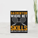 Search for skill cards Badminton