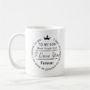 Search for love my son mugs Father