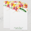 Search for orchid stationery paper Tropical