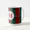 Search for plaid monogram mugs Buffalo check
