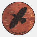 Search for black raven birds stickers Wildlife