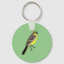 Search for wild birds key rings Yellow