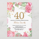 Search for summer 40th birthday invitations Adult birthday party