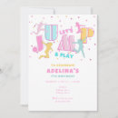 Search for jump and play birthday invitations Trampoline park