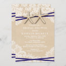 Search for rustic beach bridal shower invitations Starfish