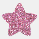 Search for pink glitter star stickers Sparkle