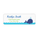 Search for whale birthday return address labels Baby shower