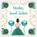Search for teal sweet sixteen stickers Floral