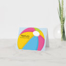 Search for beach ball cards Pool party